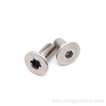 SS304/Black Hex Socket Flat Countersunk Head Machine Screw